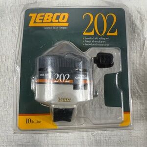 Zebco 202 Fishing Reel Vintage 1989 Brunswick Die Cast Reel 10 lb. NOS